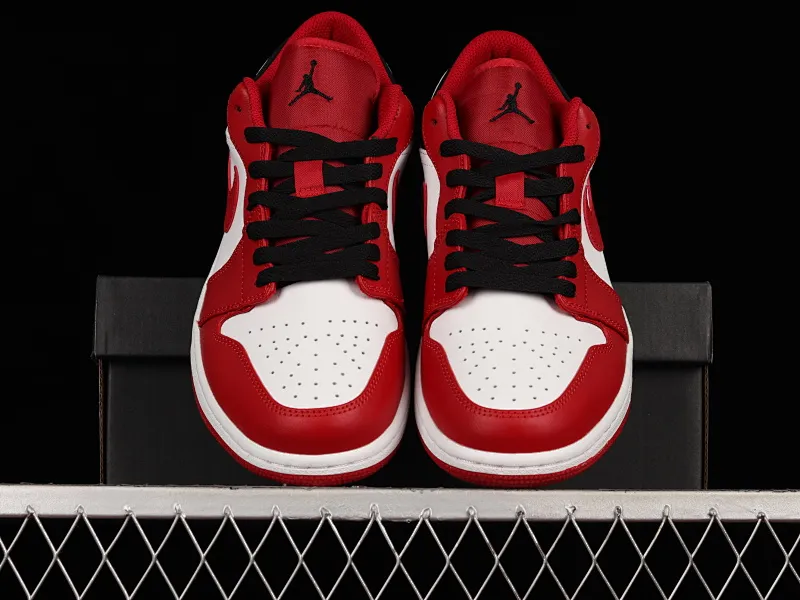 All categories Air Jordan Jordan series basketball shoes Air Jordan 1 Low G version pure original Air Jordan 1 Low AJ1 Joe 1 red white black sports culture basketball shoes 553558-163